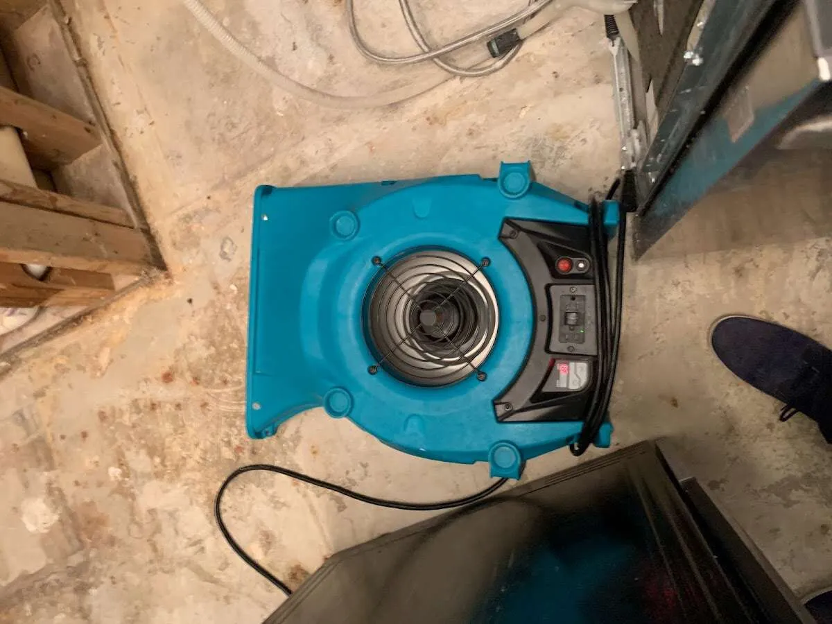 Air mover drying equipment for Mold Remediation & Removal in Hickory Creek